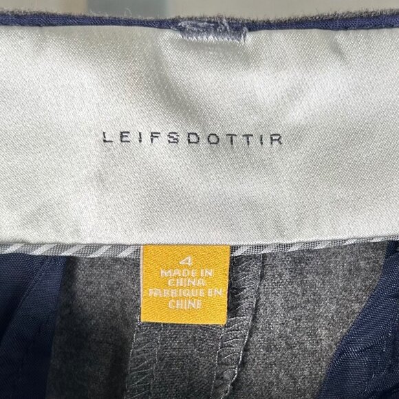 Anthropologie Leifsdottir Size 4 Pants Colorblock Office Brunch - Picture 4 of 6